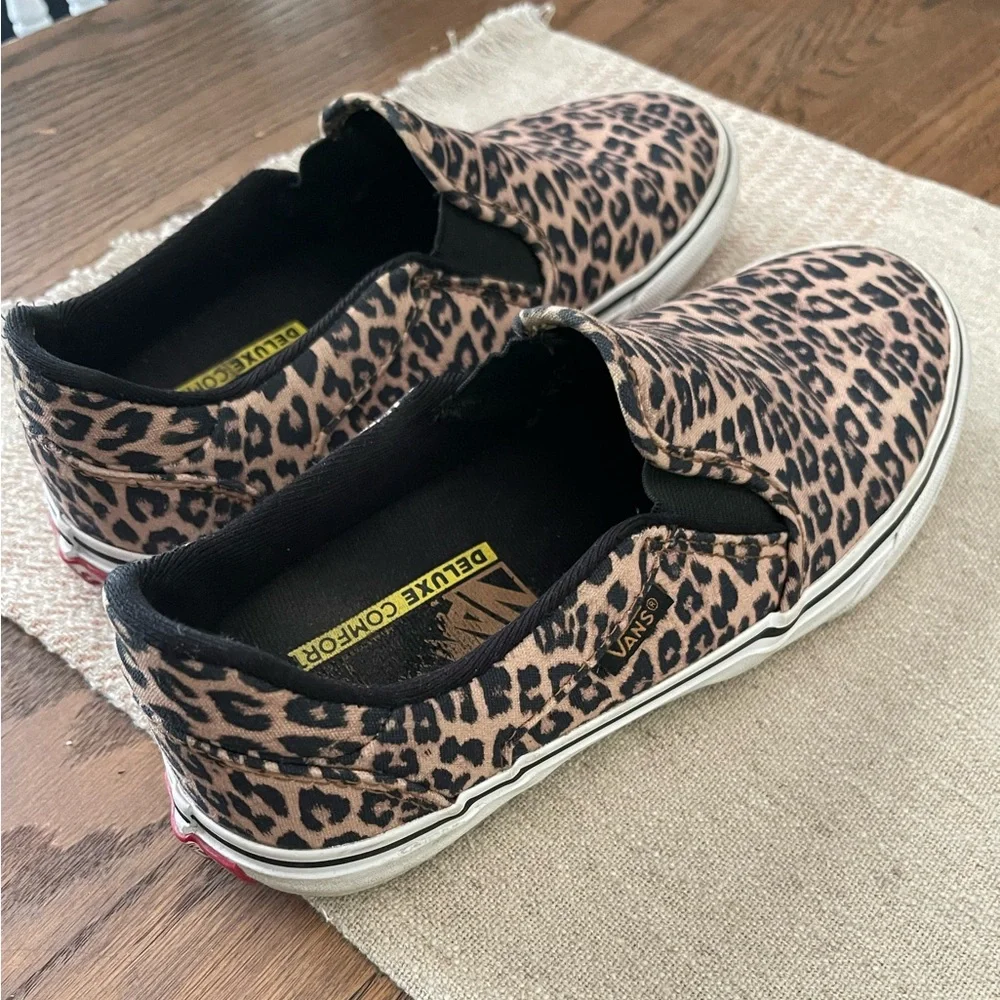 Vans leopard print slip ons size 7.5 - Picture 6 of 6